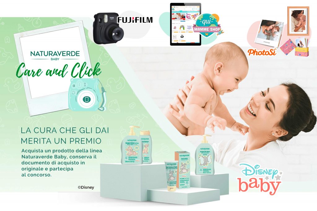 Concorso “Care And Click” by NaturaVerde: come vincere fotocamere Fujifilm Instanx Mini 11, buoni Photosì e Quimammeshop
