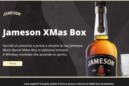 Concorso Jameson Xmas Contest: come vincere una Black Barrel XMas Box in edizione limitata