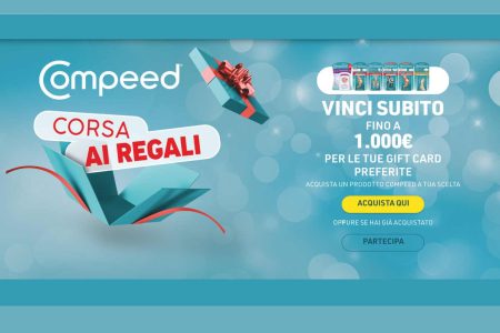 Concorso Compeed Corsa ai regali: come vincere Voucher Ideashopping fino a 1000€