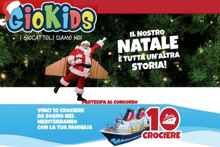 Concorso Giokids Il nostro Natale è tutta un’altra storia: come vincere una crociera nel mediterraneo