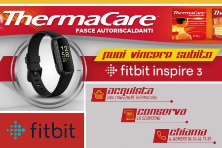 Concorso Gioca con Thermacare: come vincere un Fitbit inspire 3