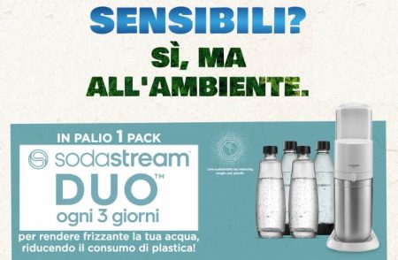 Concorso Sensodyne Sensibili all’ambiente: come vincere 1 set Sodastream Duo