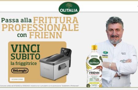 Concorso Passa alla frittura professionale con Frienn: come vincere una friggitrice DeLonghi
