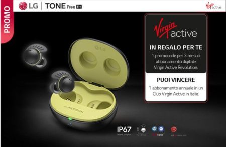 Concorso LG Virgin Active: come vincere un abbonamento Club Virgin Active Italia