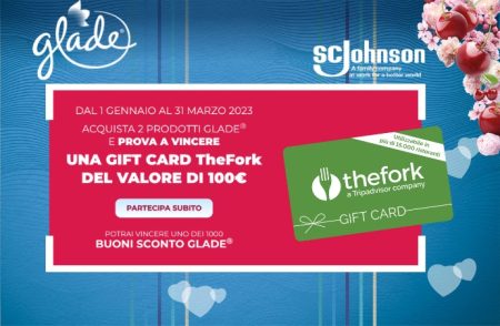 Concorso Glade Winter Love: come vincere una Gift Card The Fork da 100€