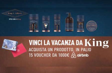 Concorso King C Vacanza da King: vinci un Voucher Airbnb da 1000€