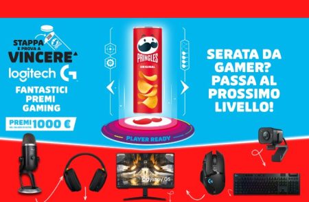 Concorso Pringles Gaming 2023: come vincere premi Logitech