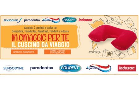 Concorso GSK ti regala il cuscino rosso da viaggio 2023