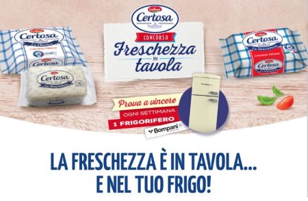 Concorso ”Freschezza in tavola”: come vincere un frigorifero Retrò Bompani