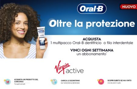 Concorso ”Oral-B Abbonamento Palestra digitale”: come vincere un voucher Virgin Revolution
