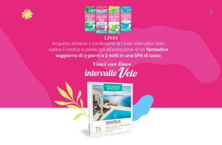 Concorso Vinci con Lines Intervallo Velo: in palio 3 giorni in una Spa di lusso