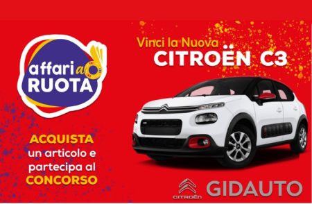 Concorso Affari a Ruota 2023: come vincere una Citroen C3 Pure Tech