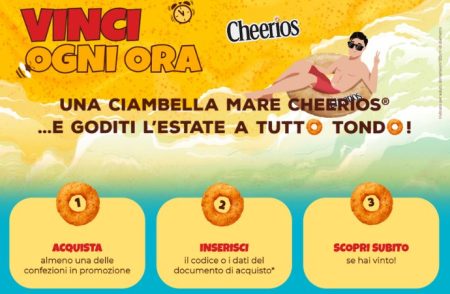 Concorso ”Vinci la ciambella Cheerios”: come vincere un Salvagente a Ciambella