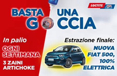 Concorso Henkel ”Basta una goccia”: come vincere zaini Artichoke e una Fiat 500 elettrica