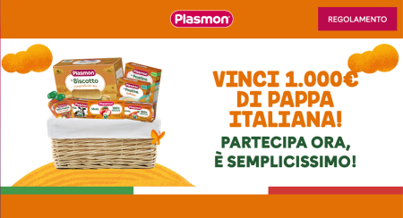 Concorso ”Plasmon Pappa in store”: come vincere 1000€ di prodotti Plasmon