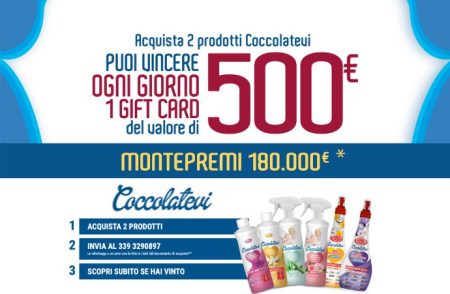 Concorso ”Coccolatevi 2023”: come vincere una Gift Card da 500€