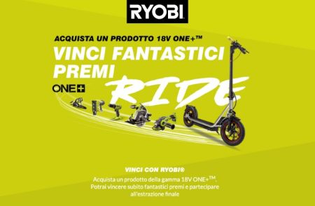 Concorso ”Vinci con Ryobi”: in palio tanti premi come Smart tracker air tag Apple o Action Cam Midland