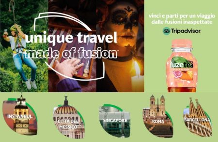 Concorso Fuzetea ”Vinci e parti per un viaggio dalle fusioni inaspettate”: in palio una vacanza all inclusive e un kit da viaggio