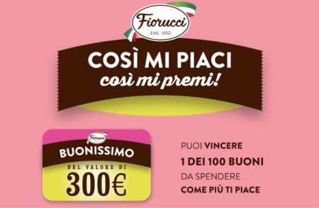 Concorso ”Così mi premi Fiorucci”: vinci buoni da 300€ e ricevi gratis poggiamestoli e tagliapizze