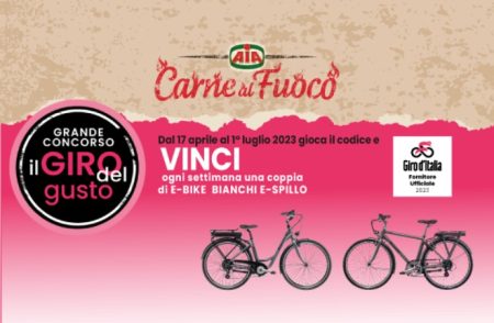 Concorso Aia ”Carne al fuoco 2023”: come vincere una coppia di E-Bike Bianchi