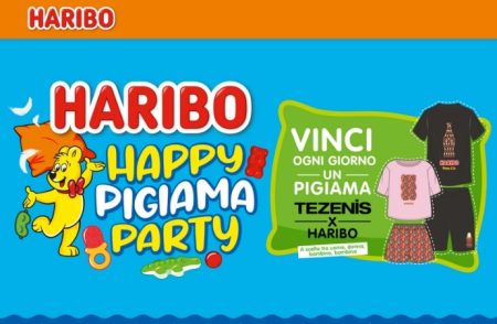 Concorso ”Haribo Happy Pigiama Party”: come vincere un Pigiama Tezenis