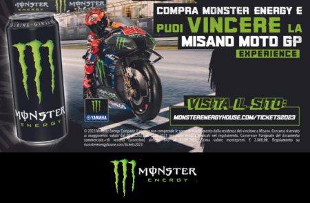 Concorso ”Compra Monster e prova a vincere la Misano Experience”