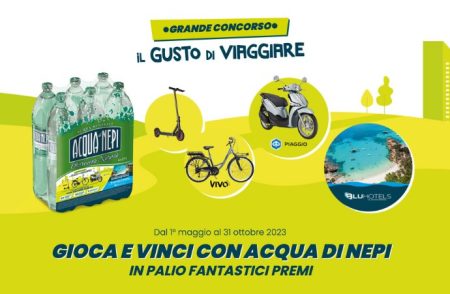 Concorso ”Il gusto di viaggiare”: come vincere un monopattini elettrici, e-bike, Scooter Piaggio o un soggiorno in Sardegna