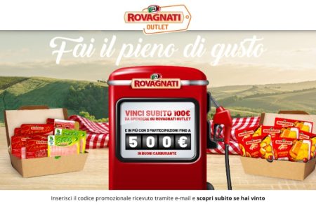 Concorso ”Fai il pieno di gusto Rovagnati”: come vincere un Voucher da 100€ e buoni carburante