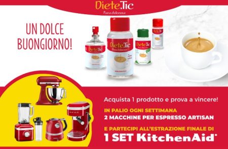 Concorso ”Un dolce Buongiorno”: come vincere macchine per espresso Artisan e un set KitchenAid