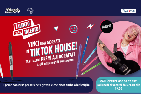 Concorso ”Talento chiama talento”: come vincere una giornata TikTok House e tanti altri premi autografati dagli Influencer