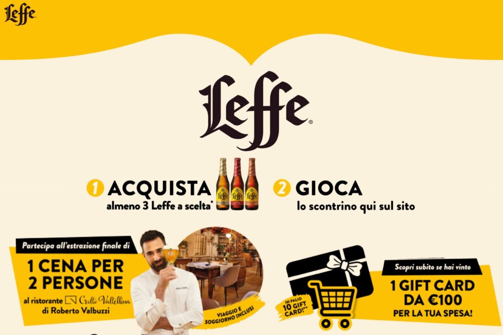 Cena con Leffe