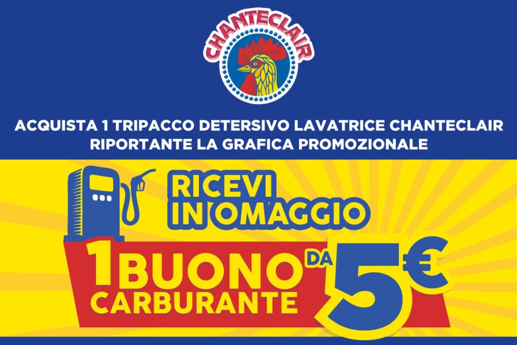 Chanteclair regala un buono carburante