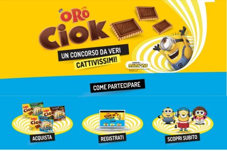 Concorso ”Oro Ciok e Minions un concorso da veri cattivissimi”: come vincere Funko Pop Minions the rise of Gru