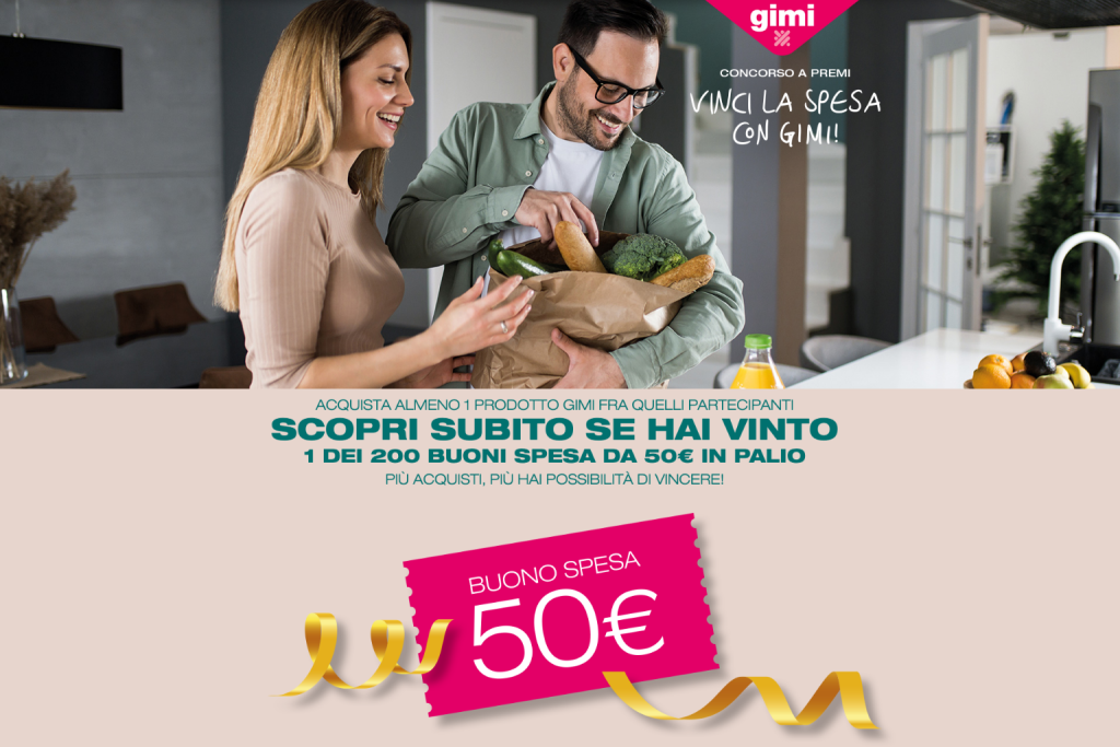 Vinci la spesa con Gimi