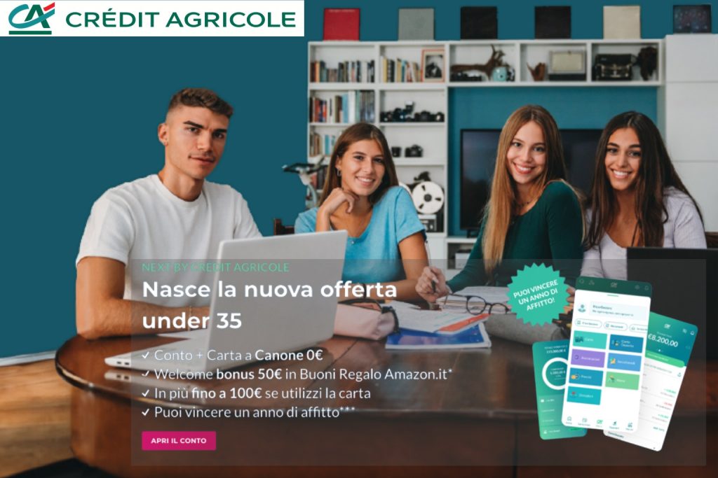 Vinci un anno di affitto con Credit Agricole