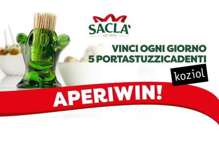 Concorso ”AperiWin Saclà”: come vincere uno stuzzicadenti Koziol