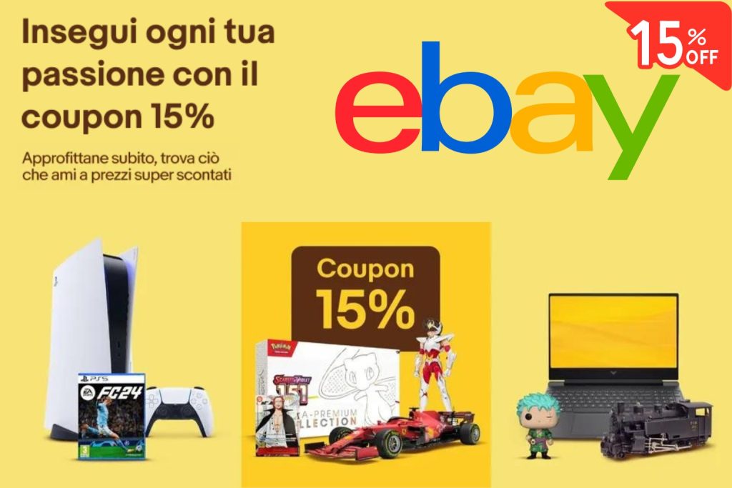 Codice Sconto 15 ebay