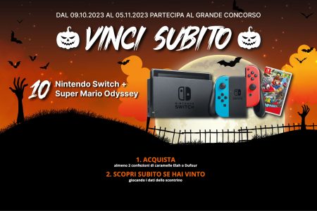 Elah Dufour Halloween: Vinci Nintendo Switch + Super Mario Odyssey