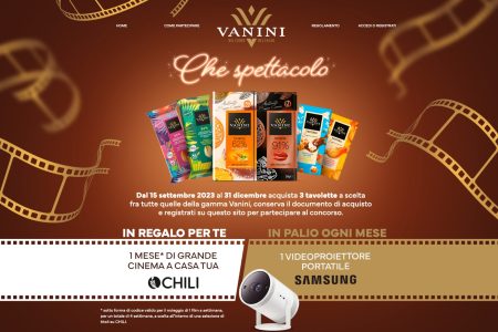 Concorso ”Vanini che spettacolo”: come vincere un videoproiettore Samsung