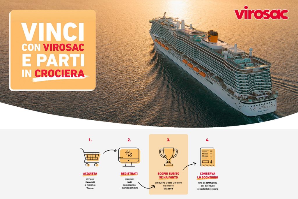 Vinci con Virosac e parti in crociera