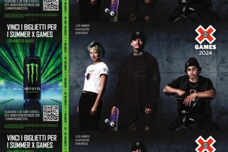 Concorso ”Con Monster Assisti Alla Competizione Degli Sport Estremi”: Vola in California per il Summer X Games 2024