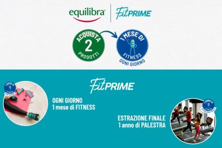Concorso ”Vinci Il Fitness Con Equilibra”: in palio abbonamenti Fitprime