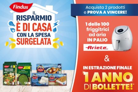 Concorso ”Il Risparmio è Di Casa Con La Spesa Surgelata”: Come vincere una friggitrice ad aria e un anno di bollette pagate