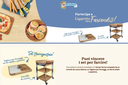 Concorso Mulino Bianco ”L’Appetito Vien Farcendo”: Come vincere un set per farcire