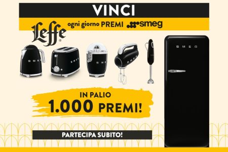 Concorso ”Con Leffe Vinci!”: in palio tanti elettrodomestici Smeg