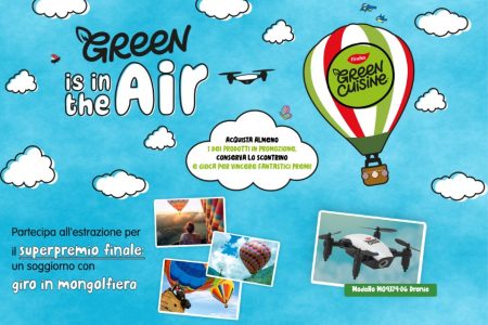 Concorso ”Green Is In The Air”: Come vincere un drone e un giro in mongolfiera