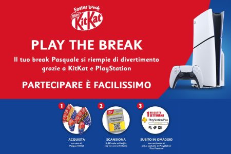 Concorso KitKat ”Play The Break Pasqua 2024”: Come vincere una PlayStation 5