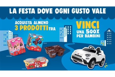 Concorso ”Vinci Una 500x Elettrica Kids”: In palio una car elettrica per bambini con Licenza Fiat