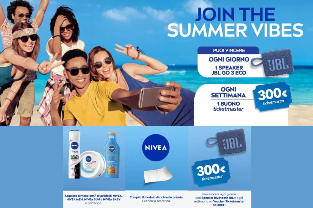 Concorso Nivea Promo Summer 2024