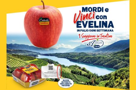 Concorso Melinda ”Mordi e Vinci Con Evelina 2024”: in palio soggiorni in Trentino